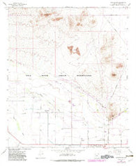 Blackwater Arizona Historical topographic map, 1:24000 scale, 7.5 X 7.5 Minute, Year 1966