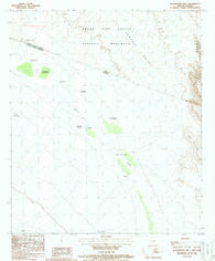 Blankenship Well Arizona Historical topographic map, 1:24000 scale, 7.5 X 7.5 Minute, Year 1988