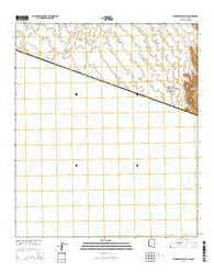 Blankenship Well Arizona Current topographic map, 1:24000 scale, 7.5 X 7.5 Minute, Year 2014