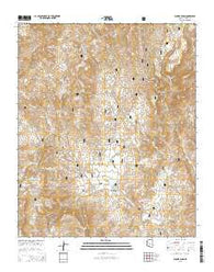 Bloody Basin Arizona Current topographic map, 1:24000 scale, 7.5 X 7.5 Minute, Year 2014