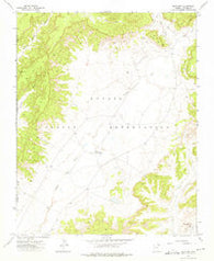 Blue Gap Arizona Historical topographic map, 1:24000 scale, 7.5 X 7.5 Minute, Year 1972