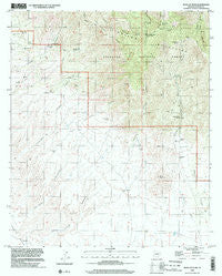 Blue Jay Peak Arizona Historical topographic map, 1:24000 scale, 7.5 X 7.5 Minute, Year 1996