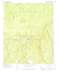 Blue Ridge Reservoir Arizona Historical topographic map, 1:24000 scale, 7.5 X 7.5 Minute, Year 1965
