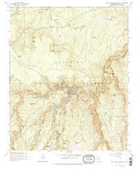 Blue Ridge Reservoir Arizona Historical topographic map, 1:24000 scale, 7.5 X 7.5 Minute, Year 1965