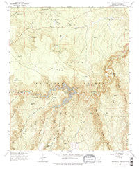 Blue Ridge Reservoir Arizona Historical topographic map, 1:24000 scale, 7.5 X 7.5 Minute, Year 1965