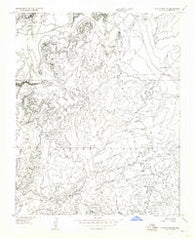 Blue Spring SE Arizona Historical topographic map, 1:24000 scale, 7.5 X 7.5 Minute, Year 1955
