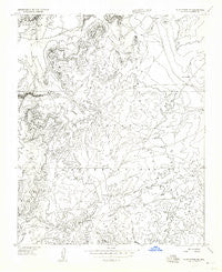Blue Spring SE Arizona Historical topographic map, 1:24000 scale, 7.5 X 7.5 Minute, Year 1955