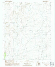 Blue Spring SE Arizona Historical topographic map, 1:24000 scale, 7.5 X 7.5 Minute, Year 1988