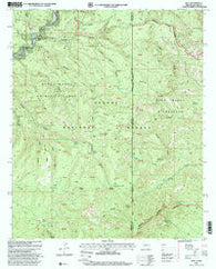 Blue Arizona Historical topographic map, 1:24000 scale, 7.5 X 7.5 Minute, Year 1997