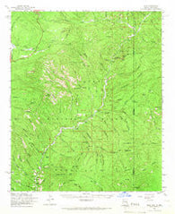 Blue Arizona Historical topographic map, 1:62500 scale, 15 X 15 Minute, Year 1961