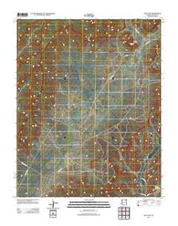 Blue Gap Arizona Historical topographic map, 1:24000 scale, 7.5 X 7.5 Minute, Year 2011