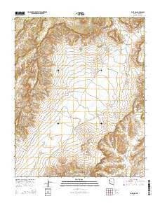 Blue Gap Arizona Current topographic map, 1:24000 scale, 7.5 X 7.5 Minute, Year 2014