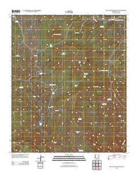 Blue House Mountain Arizona Historical topographic map, 1:24000 scale, 7.5 X 7.5 Minute, Year 2011