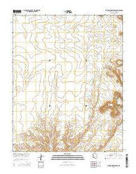 Blue Moon Reservoir Arizona Current topographic map, 1:24000 scale, 7.5 X 7.5 Minute, Year 2014