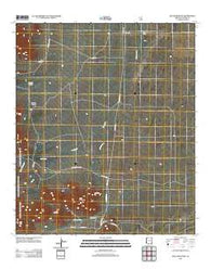 Blue Mountain Arizona Historical topographic map, 1:24000 scale, 7.5 X 7.5 Minute, Year 2012