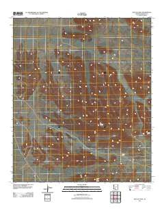 Blue Plateau Arizona Historical topographic map, 1:24000 scale, 7.5 X 7.5 Minute, Year 2011