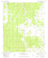 Blye Canyon NE Arizona Historical topographic map, 1:24000 scale, 7.5 X 7.5 Minute, Year 1980
