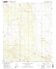 Blye Canyon SE Arizona Historical topographic map, 1:24000 scale, 7.5 X 7.5 Minute, Year 1980