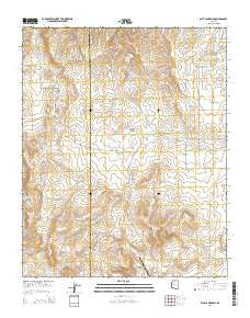 Blye Canyon NE Arizona Current topographic map, 1:24000 scale, 7.5 X 7.5 Minute, Year 2014