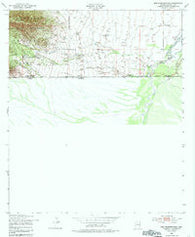 Bob Thompson Peak Arizona Historical topographic map, 1:24000 scale, 7.5 X 7.5 Minute, Year 1952