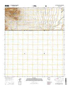 Bob Thompson Peak Arizona Current topographic map, 1:24000 scale, 7.5 X 7.5 Minute, Year 2014