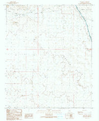 Bobs Well Arizona Historical topographic map, 1:24000 scale, 7.5 X 7.5 Minute, Year 1990