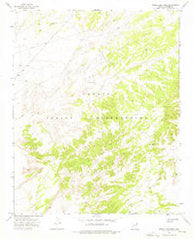 Boggy Lake Well Arizona Historical topographic map, 1:24000 scale, 7.5 X 7.5 Minute, Year 1972