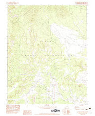 Boiling Over Well Arizona Historical topographic map, 1:24000 scale, 7.5 X 7.5 Minute, Year 1982