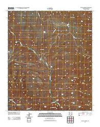 Bonita Spring Arizona Historical topographic map, 1:24000 scale, 7.5 X 7.5 Minute, Year 2011