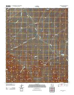 Bonita Tank Arizona Historical topographic map, 1:24000 scale, 7.5 X 7.5 Minute, Year 2011