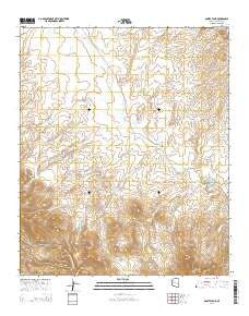 Bonita Tank Arizona Current topographic map, 1:24000 scale, 7.5 X 7.5 Minute, Year 2014