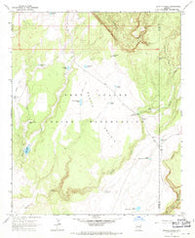 Bonito Prairie Arizona Historical topographic map, 1:24000 scale, 7.5 X 7.5 Minute, Year 1967