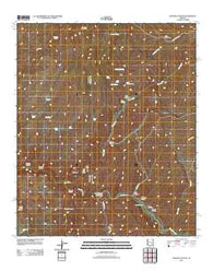 Booger Canyon Arizona Historical topographic map, 1:24000 scale, 7.5 X 7.5 Minute, Year 2011