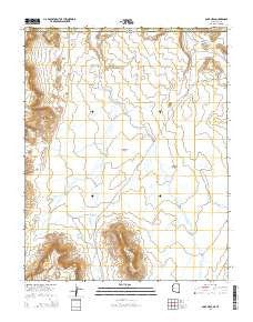 Boot Mesa Arizona Current topographic map, 1:24000 scale, 7.5 X 7.5 Minute, Year 2014