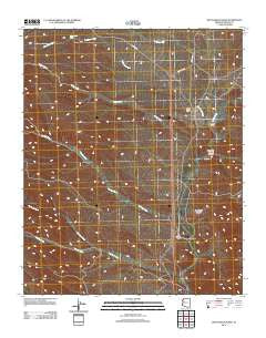 Bottleneck Wash Arizona Historical topographic map, 1:24000 scale, 7.5 X 7.5 Minute, Year 2011