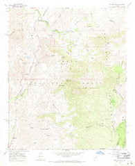 Boulder Mtn Arizona Historical topographic map, 1:24000 scale, 7.5 X 7.5 Minute, Year 1964