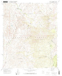 Boulder Mtn Arizona Historical topographic map, 1:24000 scale, 7.5 X 7.5 Minute, Year 1964