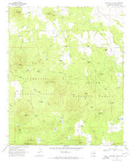 Boundary Butte Arizona Historical topographic map, 1:24000 scale, 7.5 X 7.5 Minute, Year 1968