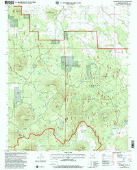 Boundary Butte Arizona Historical topographic map, 1:24000 scale, 7.5 X 7.5 Minute, Year 1998