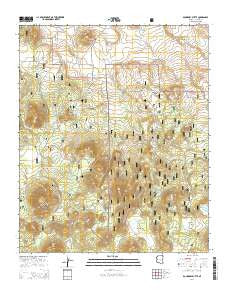 Boundary Butte Arizona Current topographic map, 1:24000 scale, 7.5 X 7.5 Minute, Year 2014