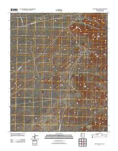 Boundary Cone Arizona Historical topographic map, 1:24000 scale, 7.5 X 7.5 Minute, Year 2011