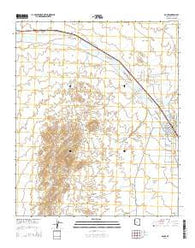 Bouse Arizona Current topographic map, 1:24000 scale, 7.5 X 7.5 Minute, Year 2014