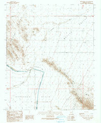 Bouse Hills East Arizona Historical topographic map, 1:24000 scale, 7.5 X 7.5 Minute, Year 1990