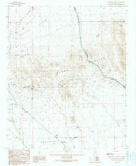 Bouse Hills West Arizona Historical topographic map, 1:24000 scale, 7.5 X 7.5 Minute, Year 1990