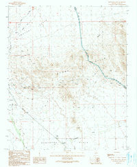 Bouse Hills West Arizona Historical topographic map, 1:24000 scale, 7.5 X 7.5 Minute, Year 1990
