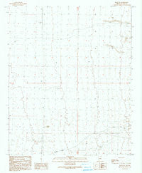 Bouse SW Arizona Historical topographic map, 1:24000 scale, 7.5 X 7.5 Minute, Year 1990