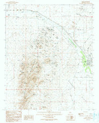 Bouse Arizona Historical topographic map, 1:24000 scale, 7.5 X 7.5 Minute, Year 1990