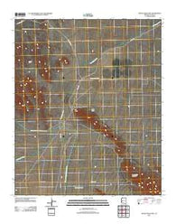 Bouse Hills East Arizona Historical topographic map, 1:24000 scale, 7.5 X 7.5 Minute, Year 2011