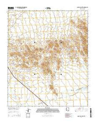Bouse Hills West Arizona Current topographic map, 1:24000 scale, 7.5 X 7.5 Minute, Year 2014