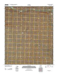 Bouse NW Arizona Historical topographic map, 1:24000 scale, 7.5 X 7.5 Minute, Year 2011
